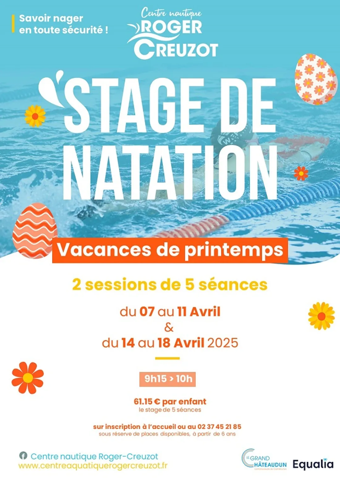 CHÂTEAUDUN - Stage de natation