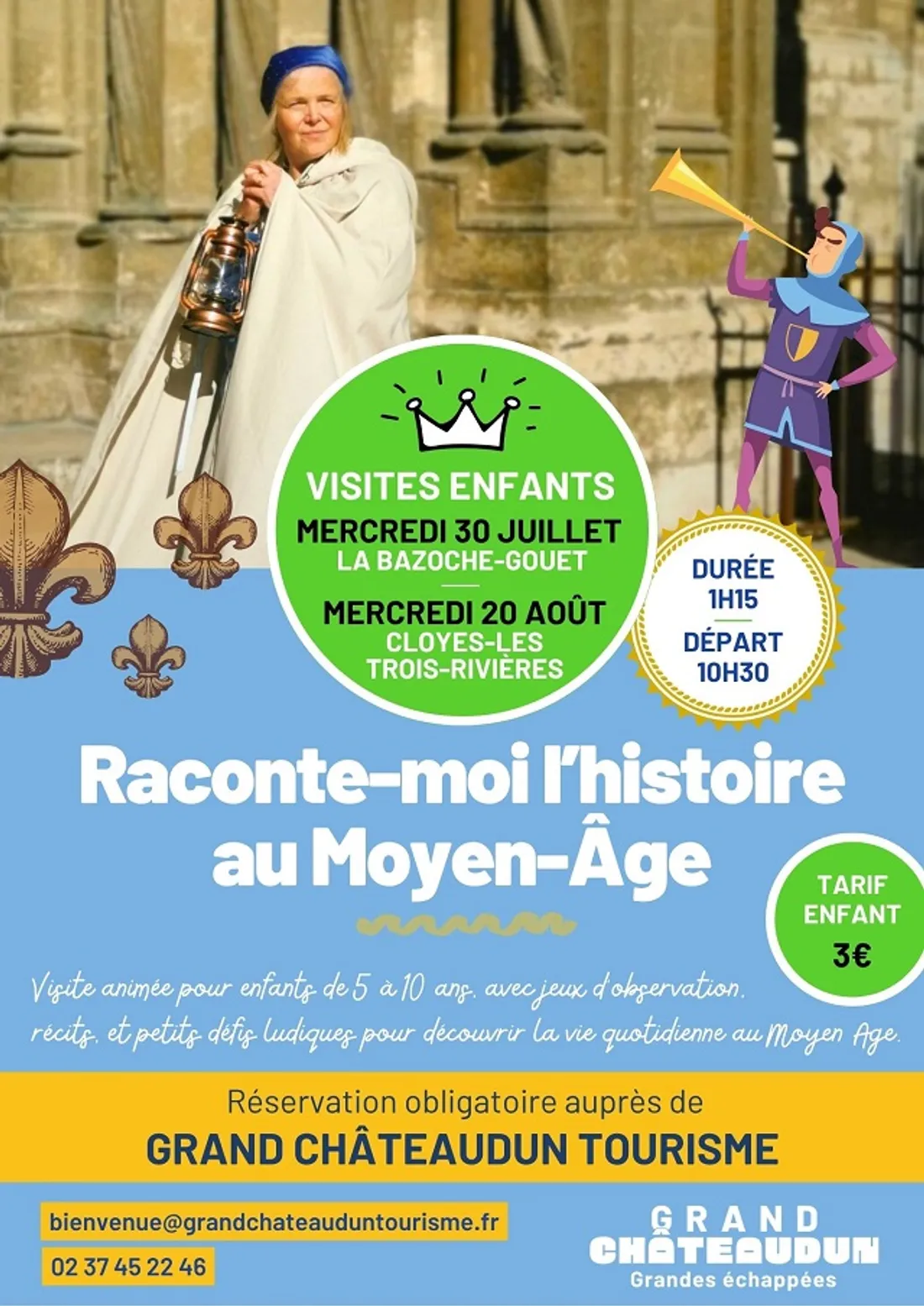 LA BAZOCHE-GOUËT - Visite enfants : Raconte-moi l'Histoire du Moyen-Âge