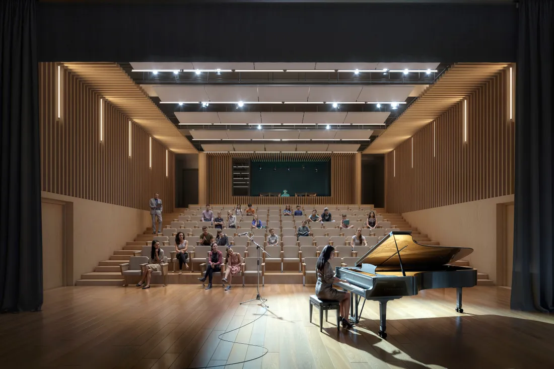 Vue de l'auditorium