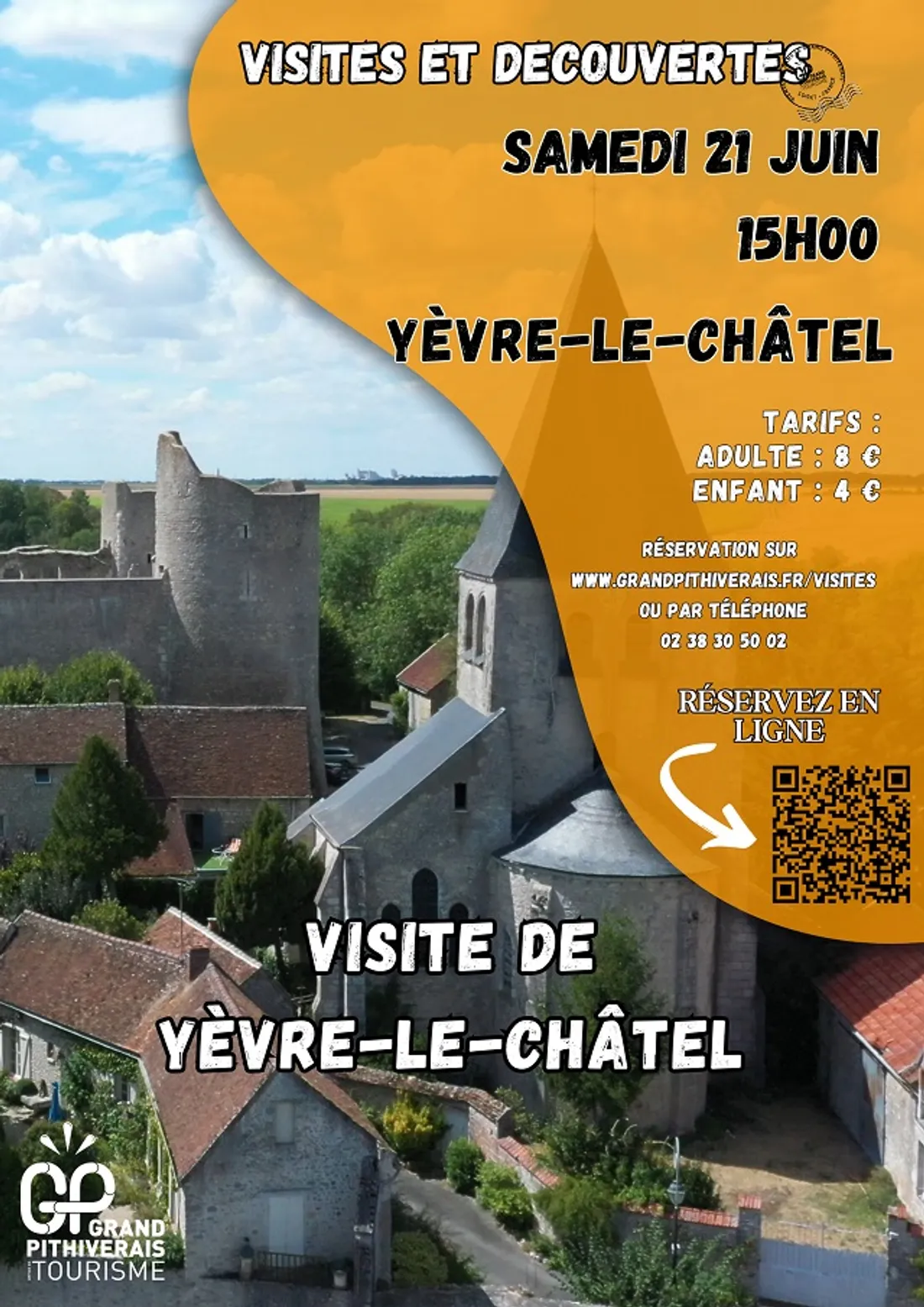 YÈVRE-LE-CHÂTEL (45) - Visite guidée du village