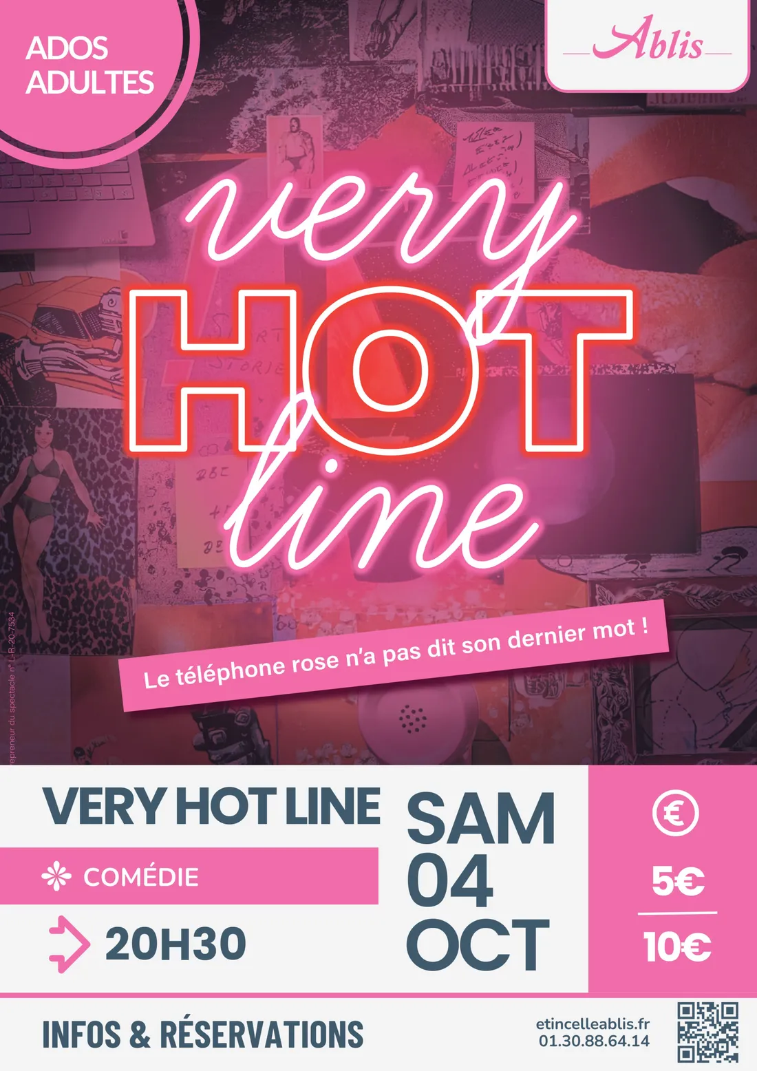 ABLIS (78) - Théâtre : Very hot line