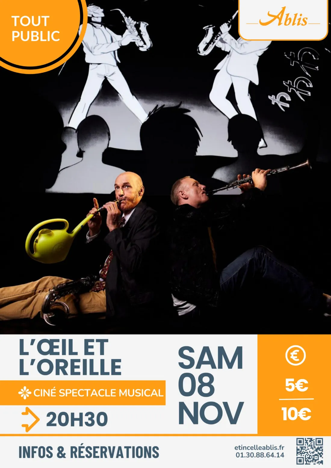 ABLIS (78) - Ciné spectacle musical : L'oeil et l'oreille