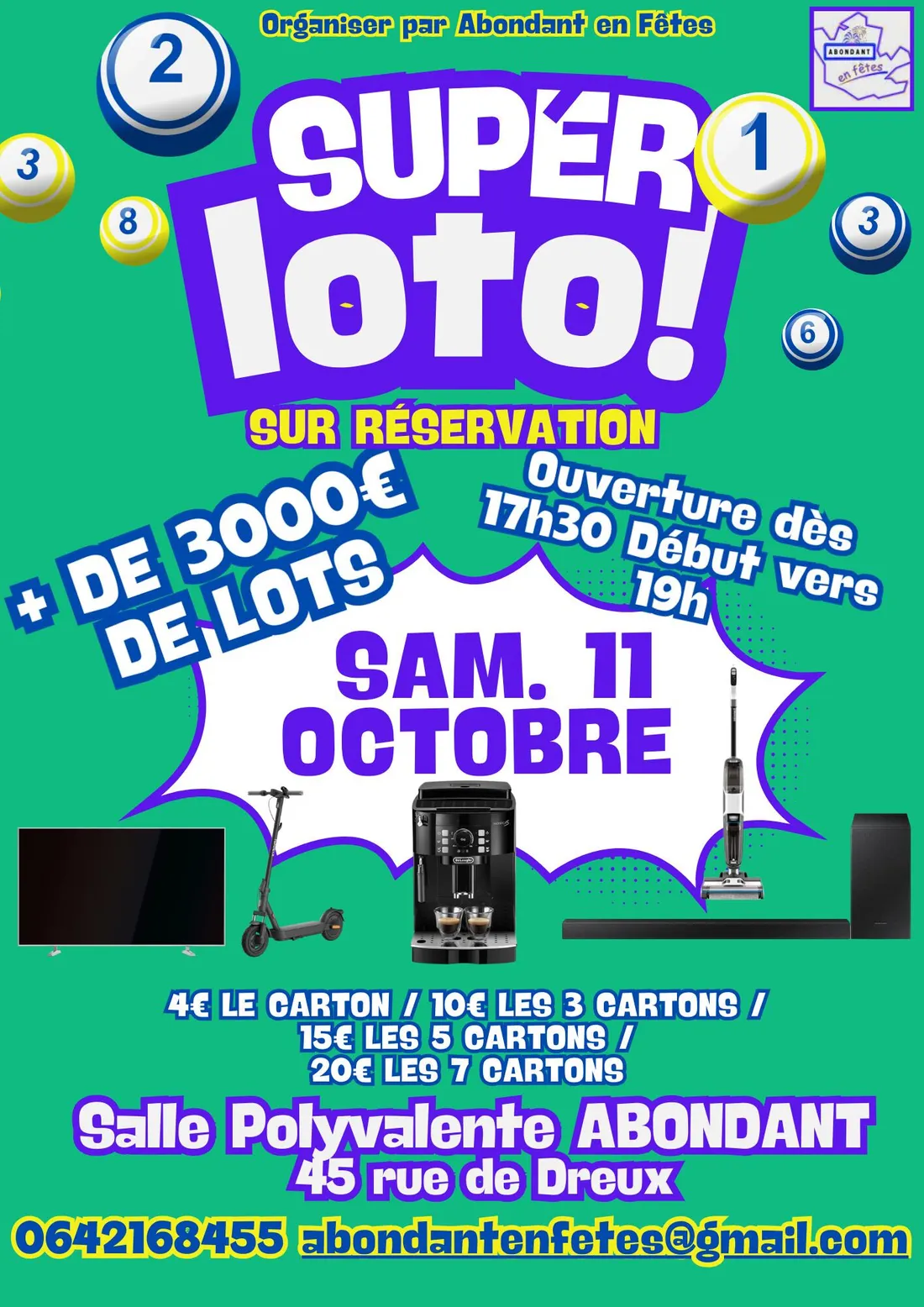 ABONDANT - Loto d'Abondant en Fête