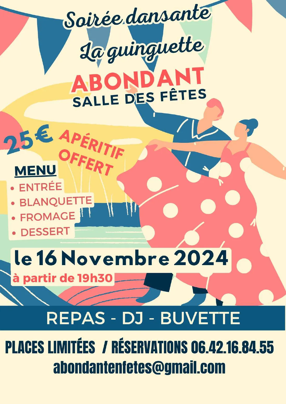 ABONDANT - Soirée dansante La guinguette