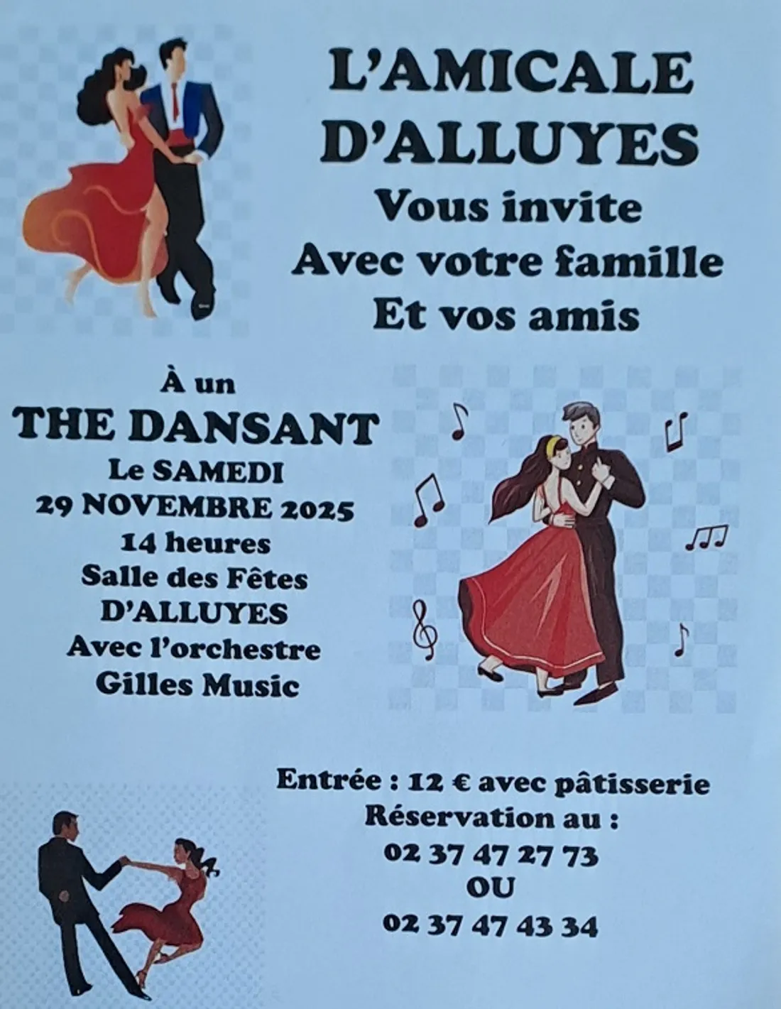 ALLUYES - Thé dansant avec Gilles Music