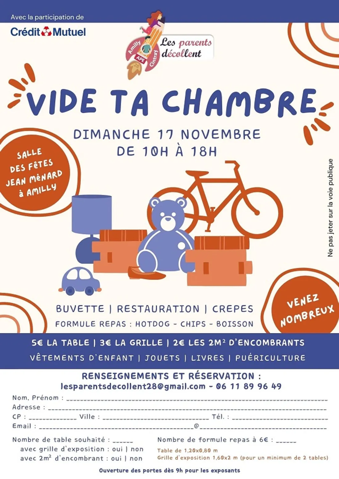 AMILLY - Vide ta chambre
