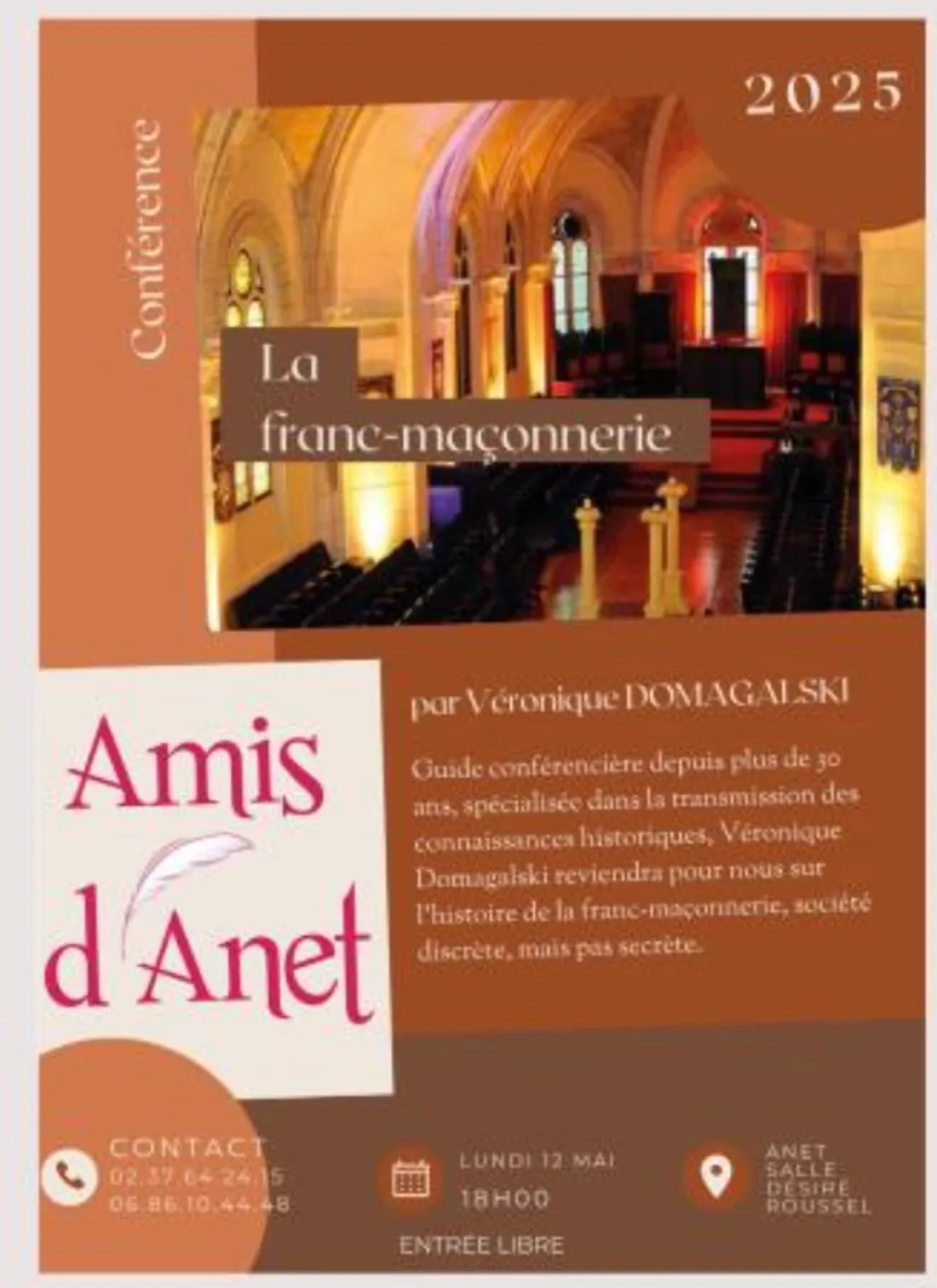 ANET - Conférence : La Franc-maçonnerie