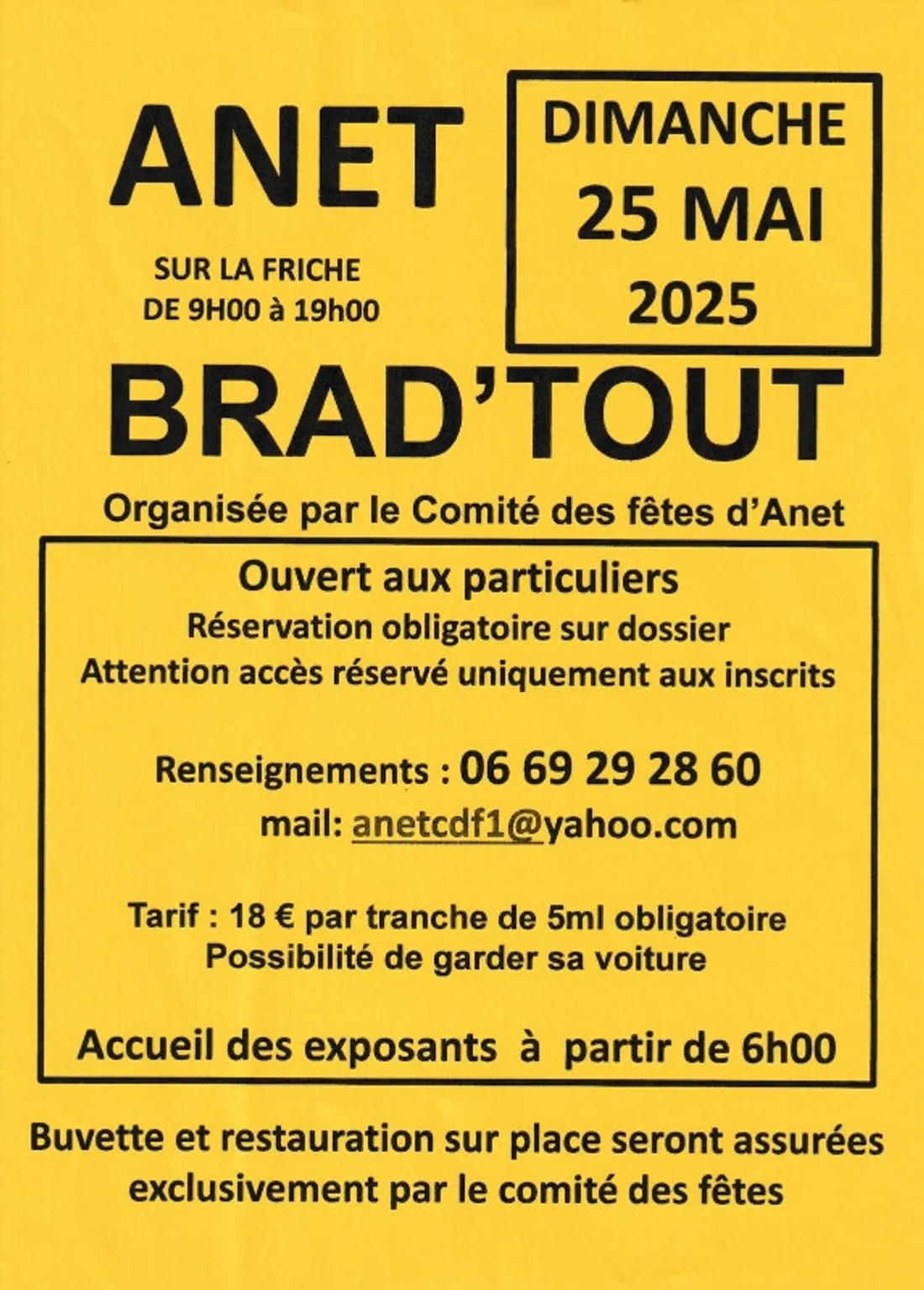 ANET - Brad'Tout du comité des fêtes