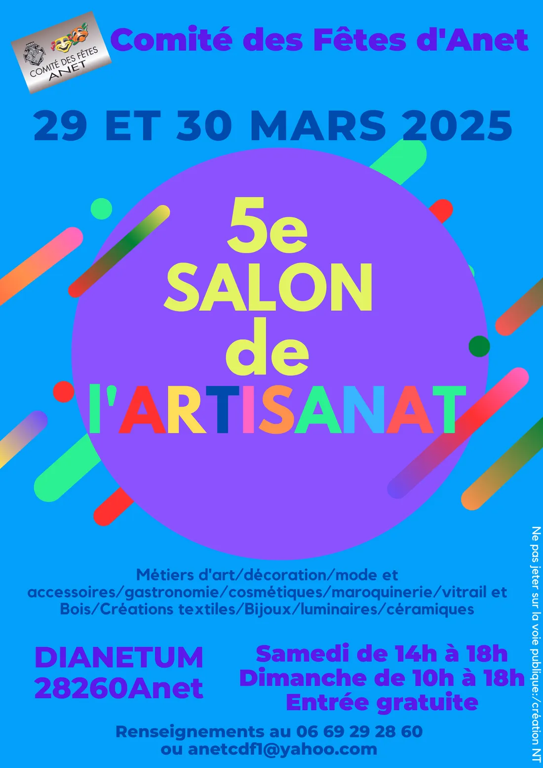 ANET - Salon de l'artisanat du comité des fêtes