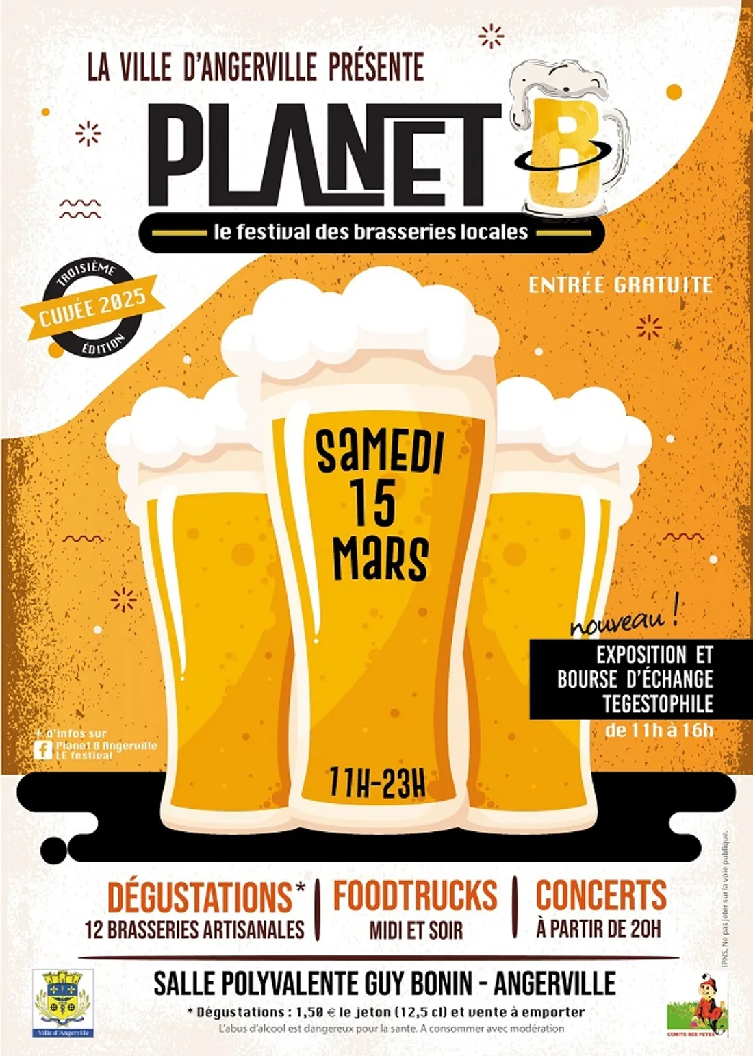 ANGERVILLE (91) - Planet B, le festival des brasseries locales
