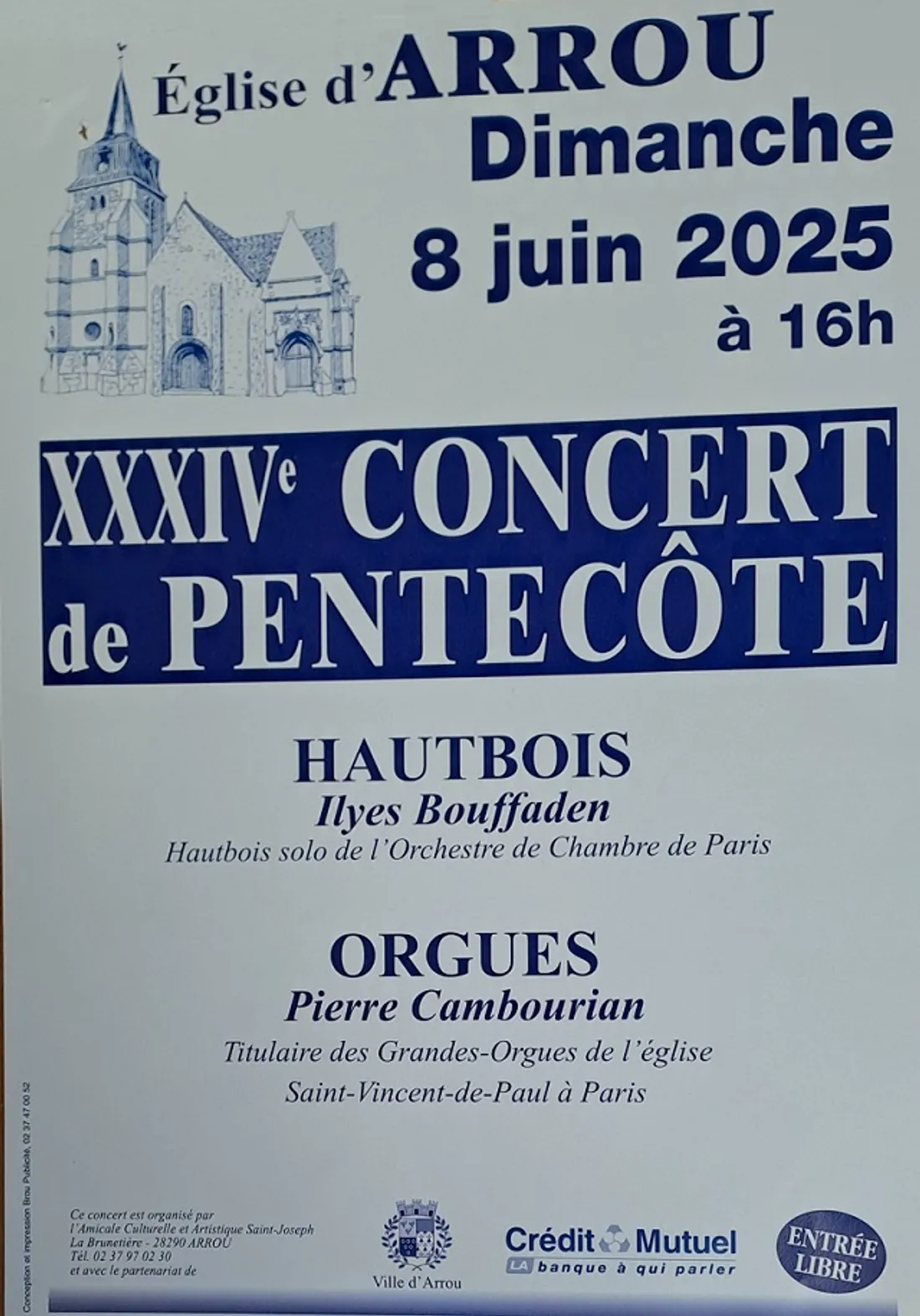 ARROU - XXXIVe Concert de Pentecôte