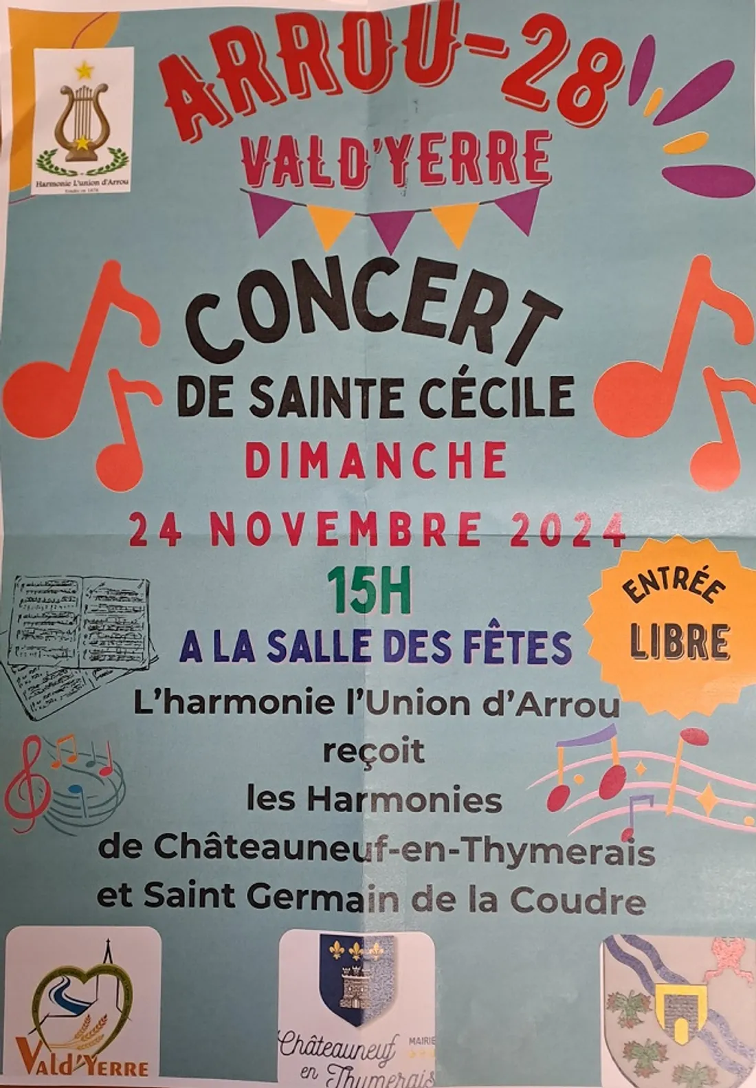 ARROU - Concert de Sainte-Cécile