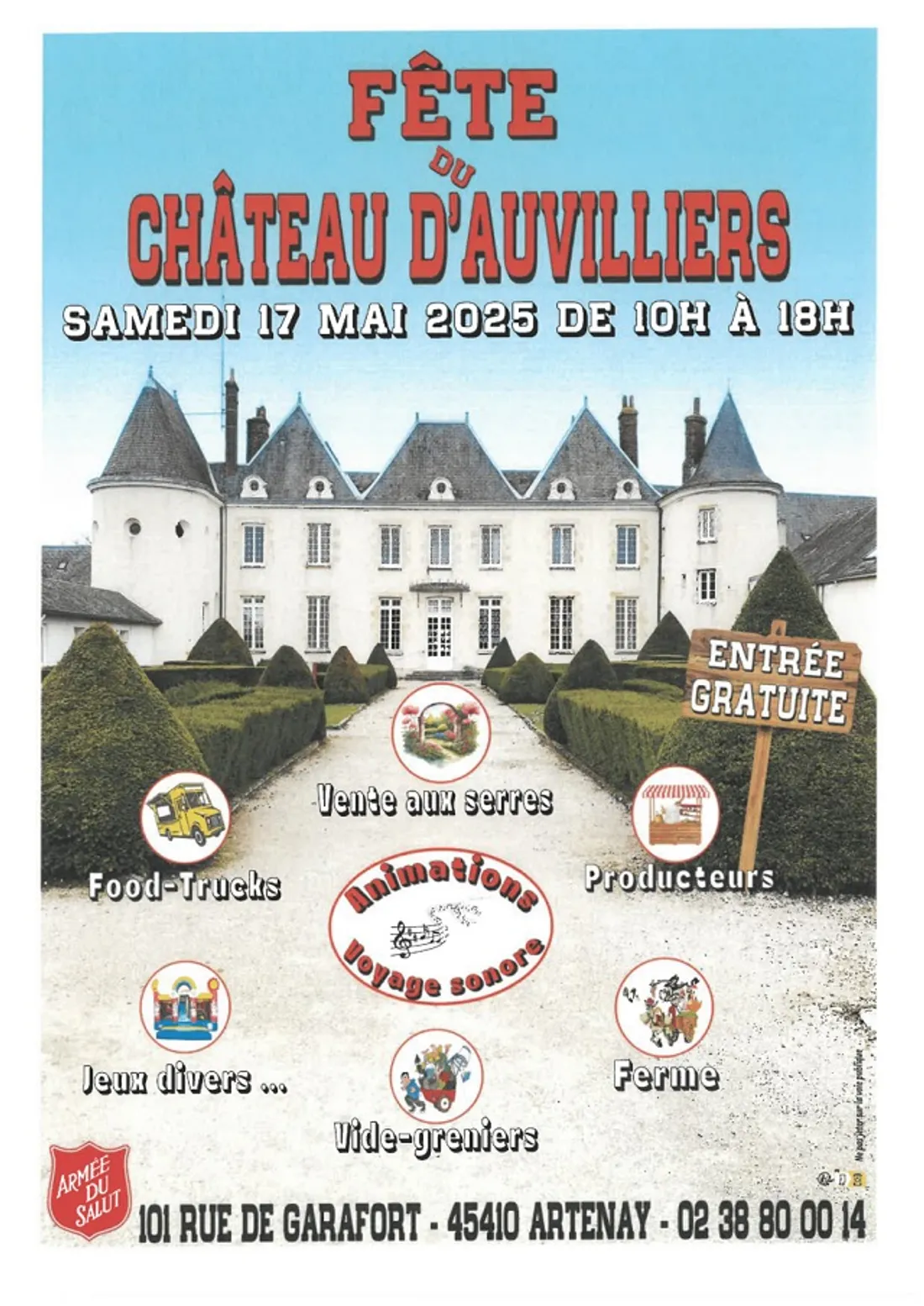ARTENAY (45) - Fête du château d'Auvilliers