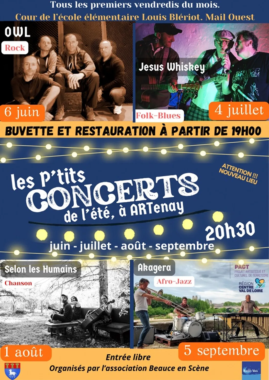 ARTENAY (45) - Les P'tits concerts de l'été 