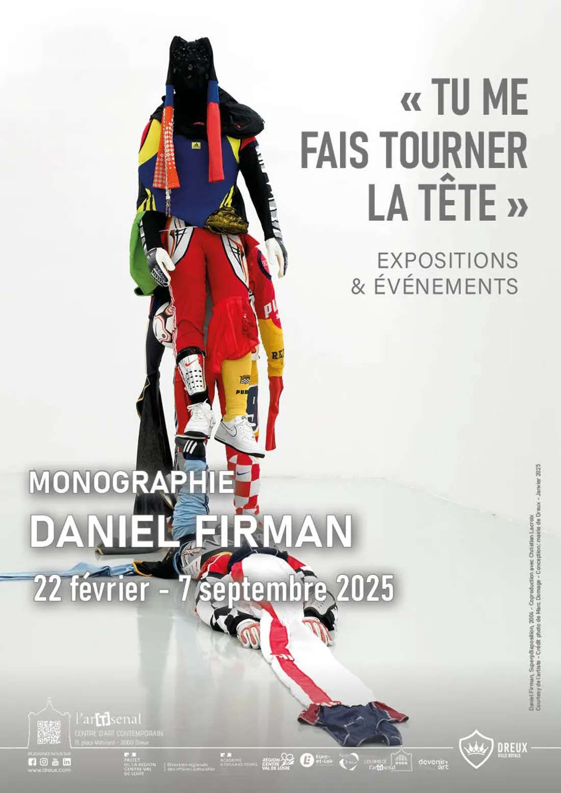 DREUX - Exposition : Daniel Firman « Tu me fais tourner la tête »