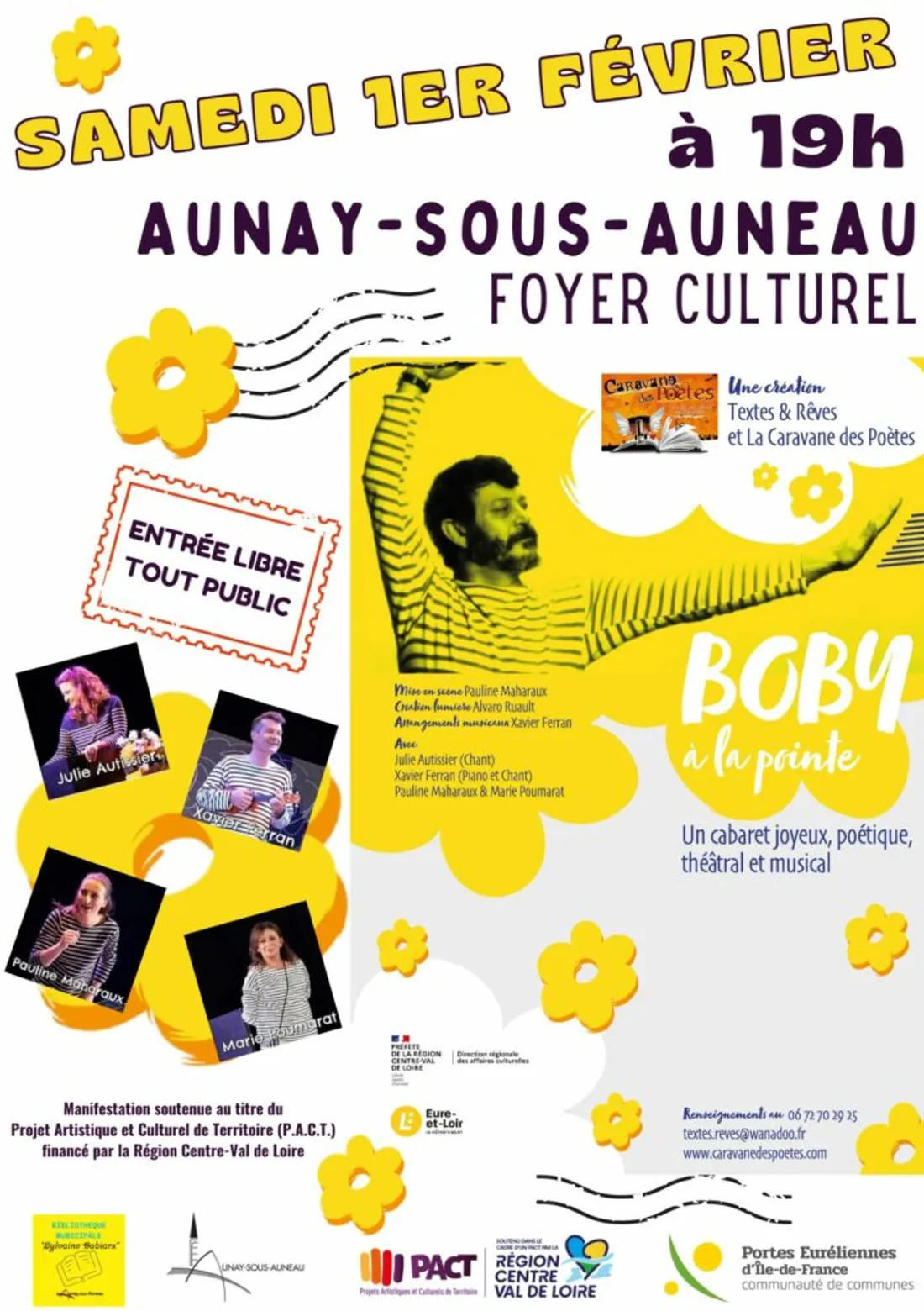 AUNAY-SOUS-AUNEAU - Spectacle : Boby à la pointe