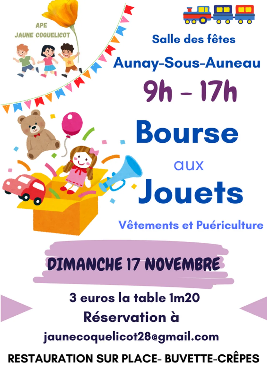 AUNAY-SOUS-AUNEAU - Bourse aux jouets