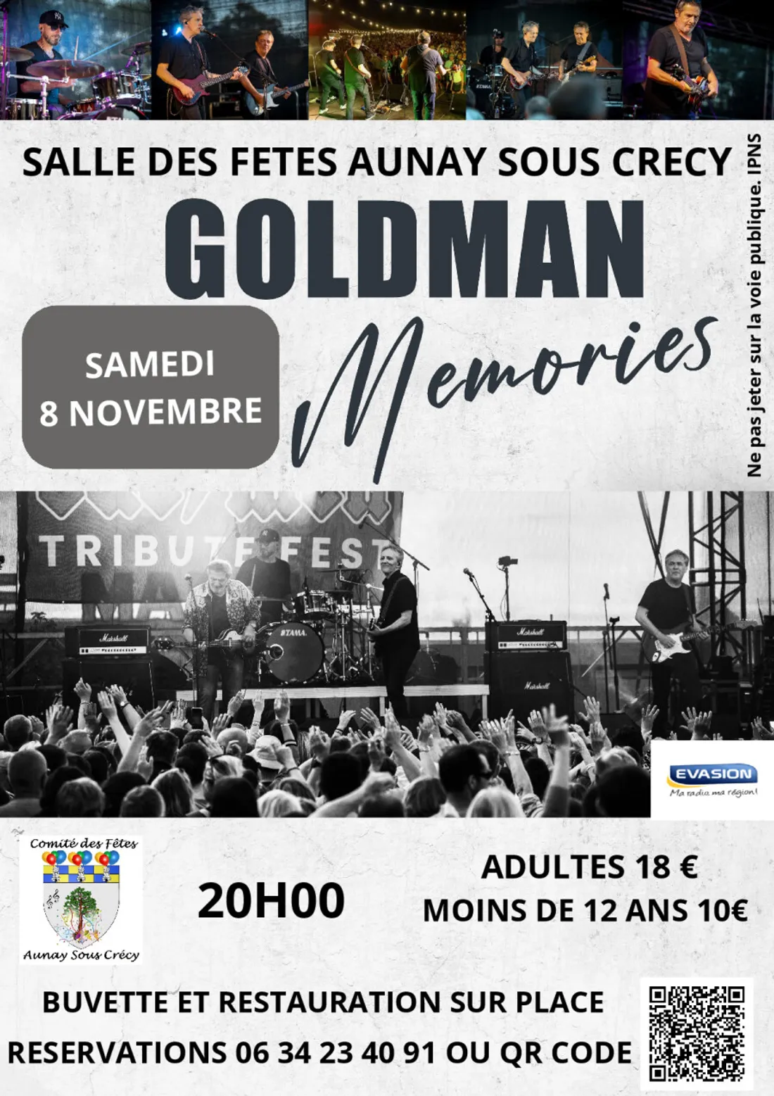 AUNAY-SOUS-CRÉCY - Concert Goldmen Memories