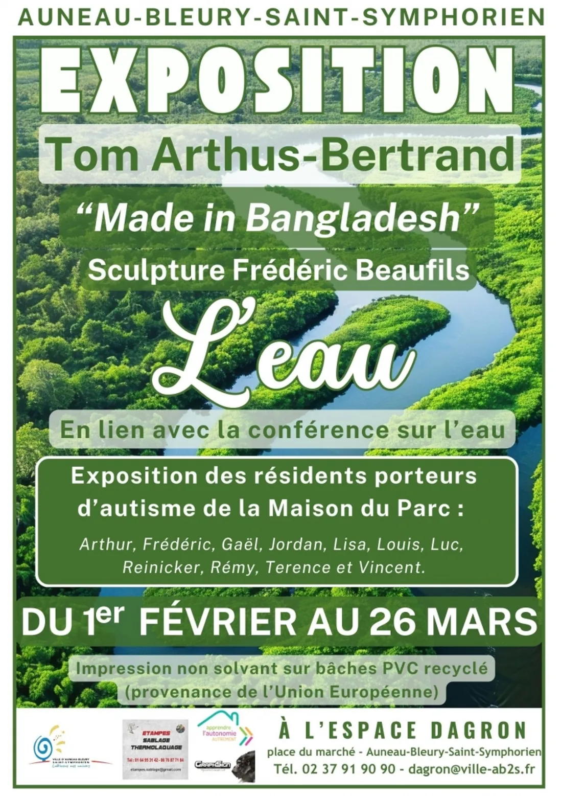 AUNEAU - Exposition : Tom Arthus-Bertrand