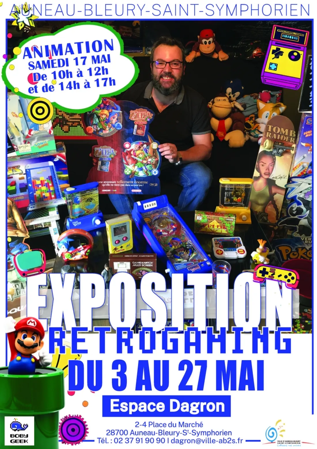 AUNEAU - Exposition : Rétrogaming