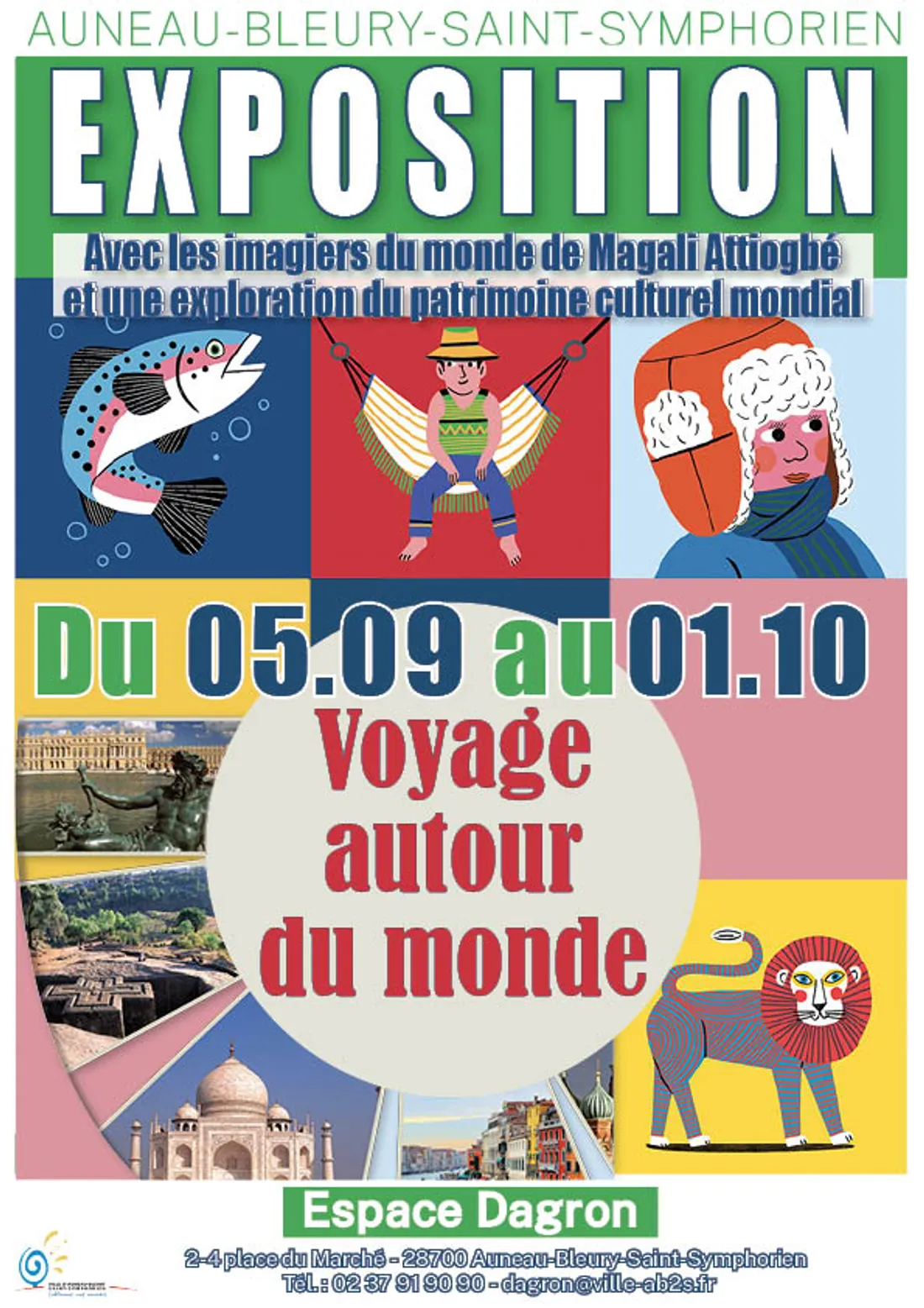 AUNEAU - Exposition : Voyage autour du monde