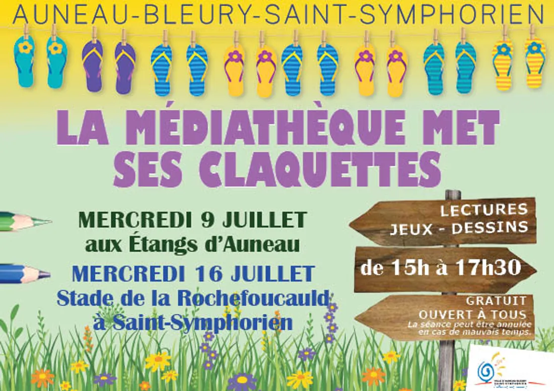 AUNEAU - La Médiathèque met ses claquettes