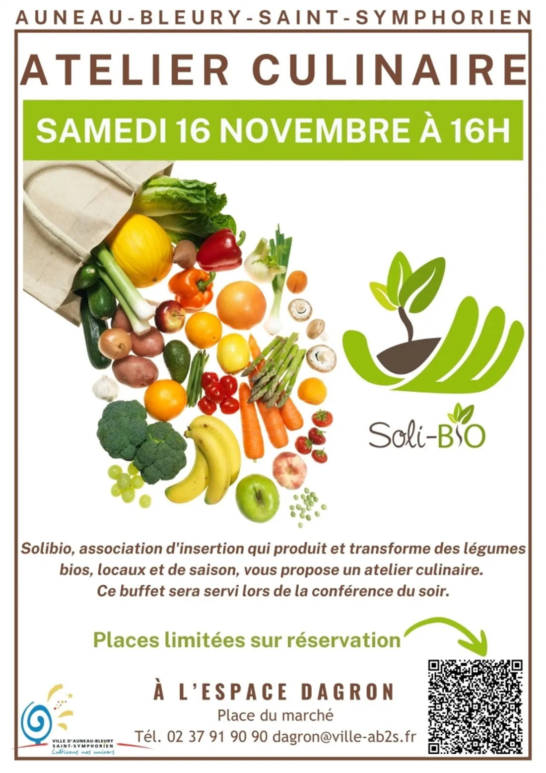 AUNEAU - Atelier culinaire Solibio