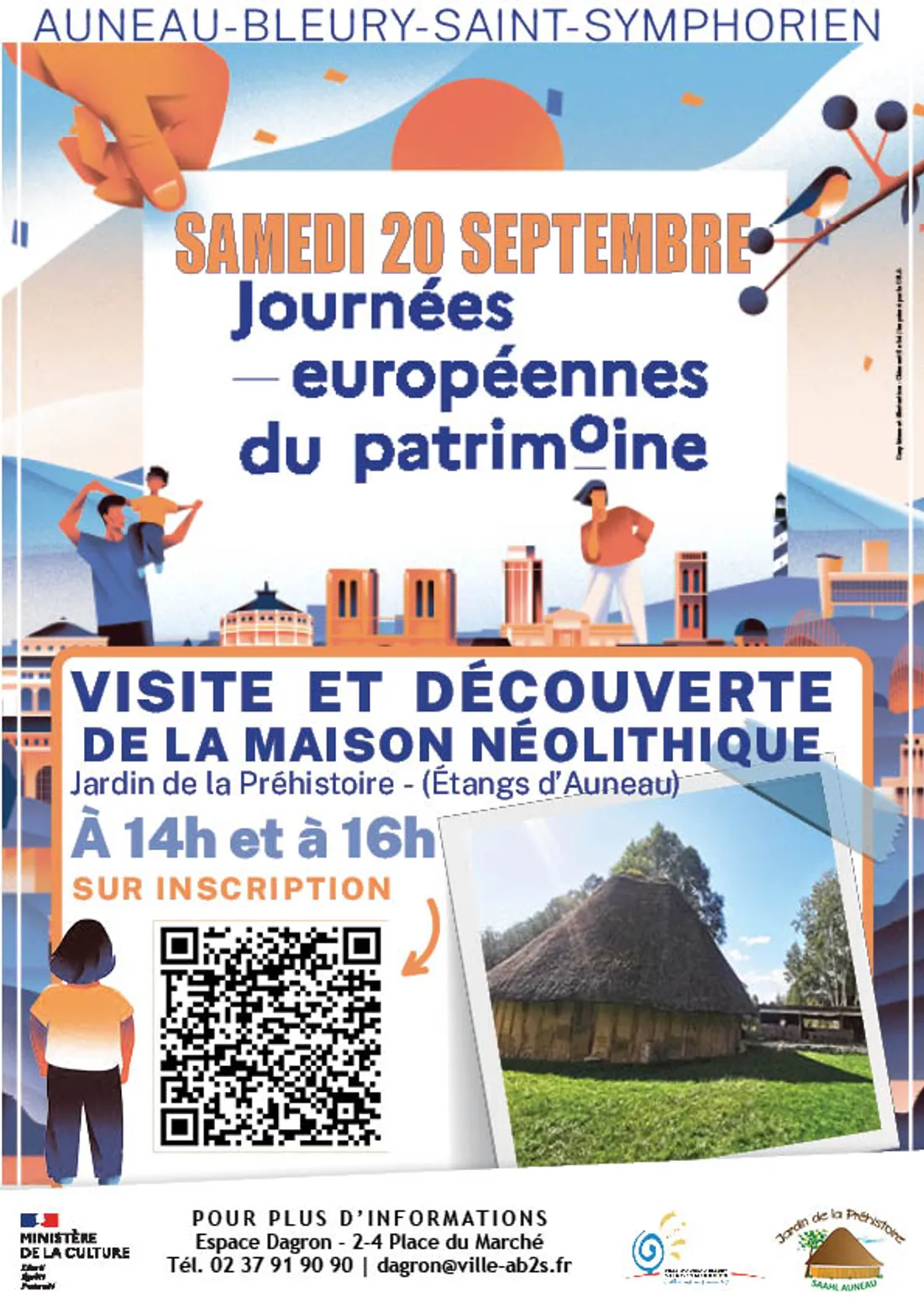 AUNEAU - Visite et découverte de la maison néolithique