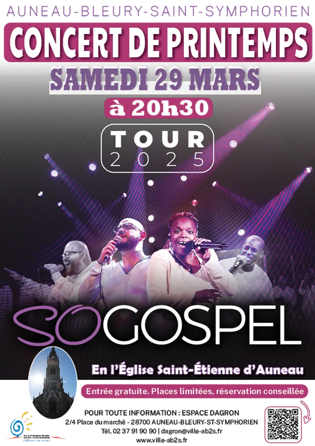 AUNEAU - Concert de Printemps So Gospel