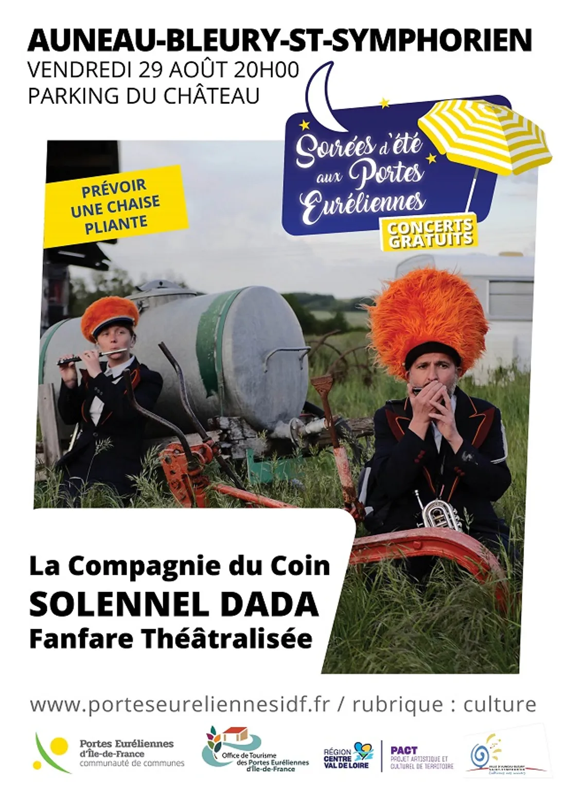 AUNEAU - Soirée d'été : Solennel Dada