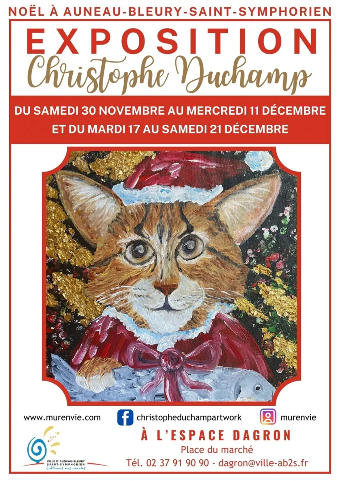 AUNEAU - Exposition : Christophe Duchamps