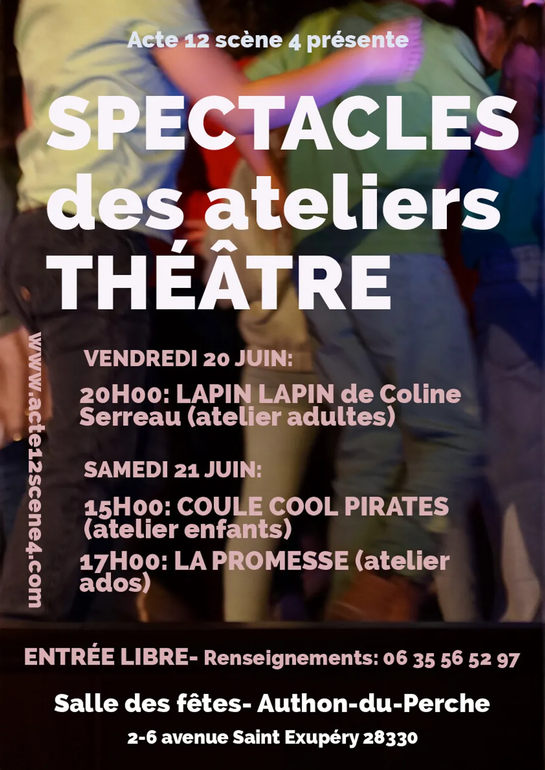 AUTHON-DU-PERCHE - Spectacles des ateliers de Théâtre
