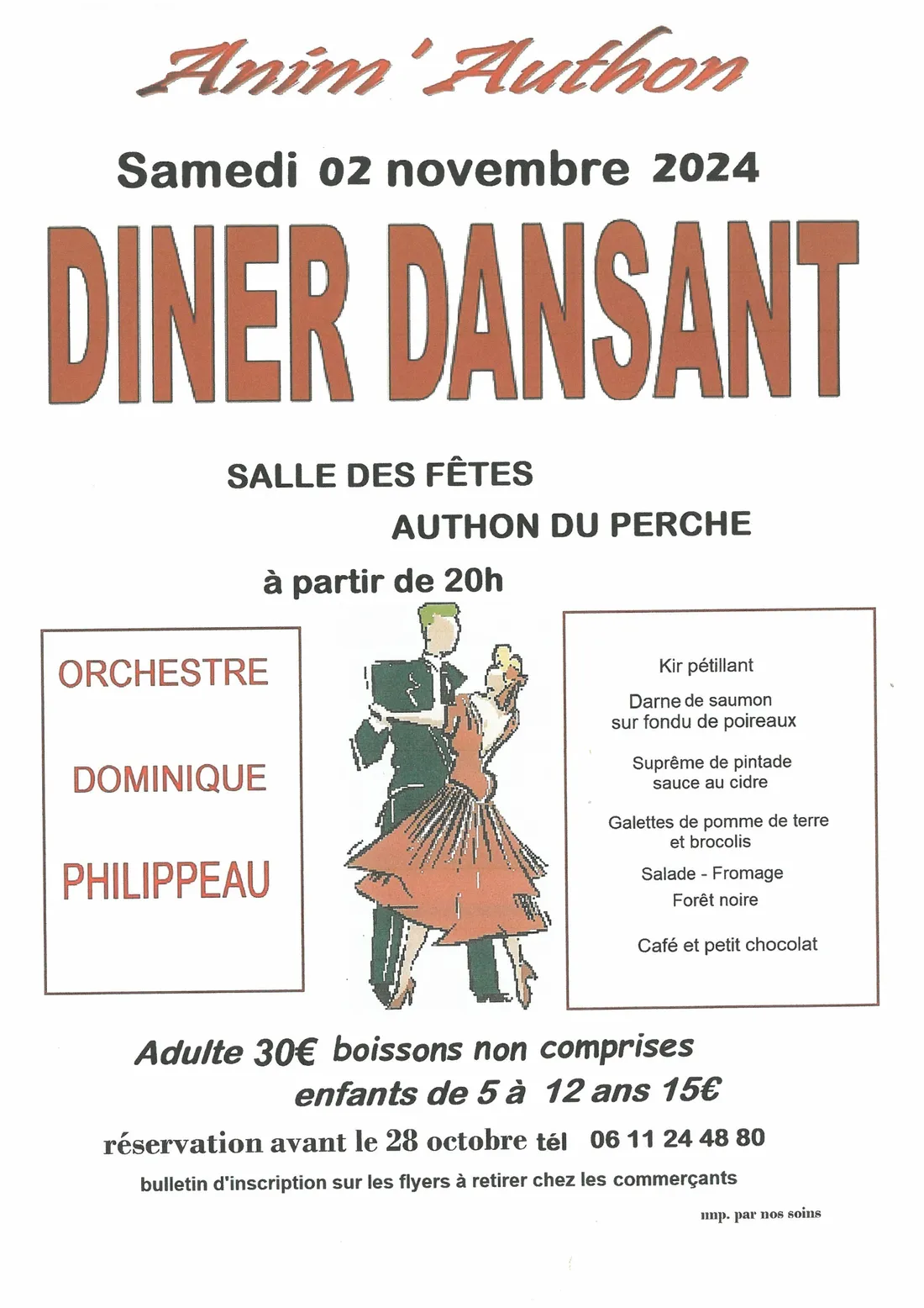 AUTHON-DU-PERCHE - Dîner dansant d'Anim'Authon