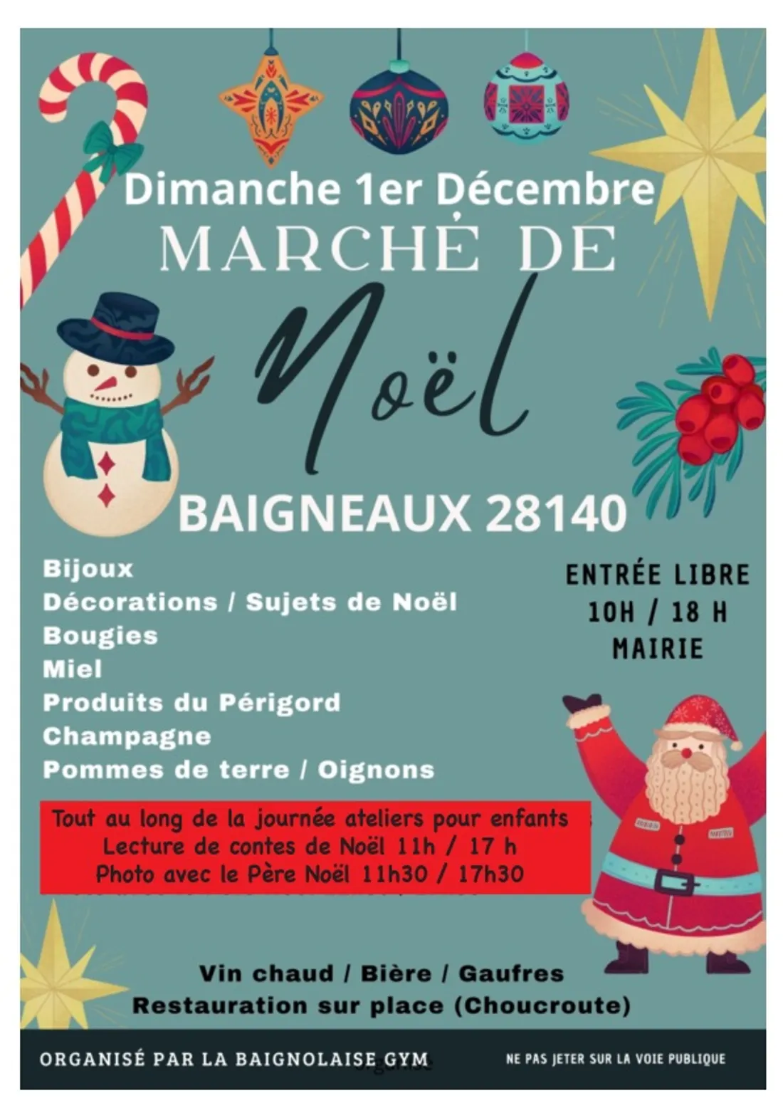BAIGNEAUX - Marché de Noël