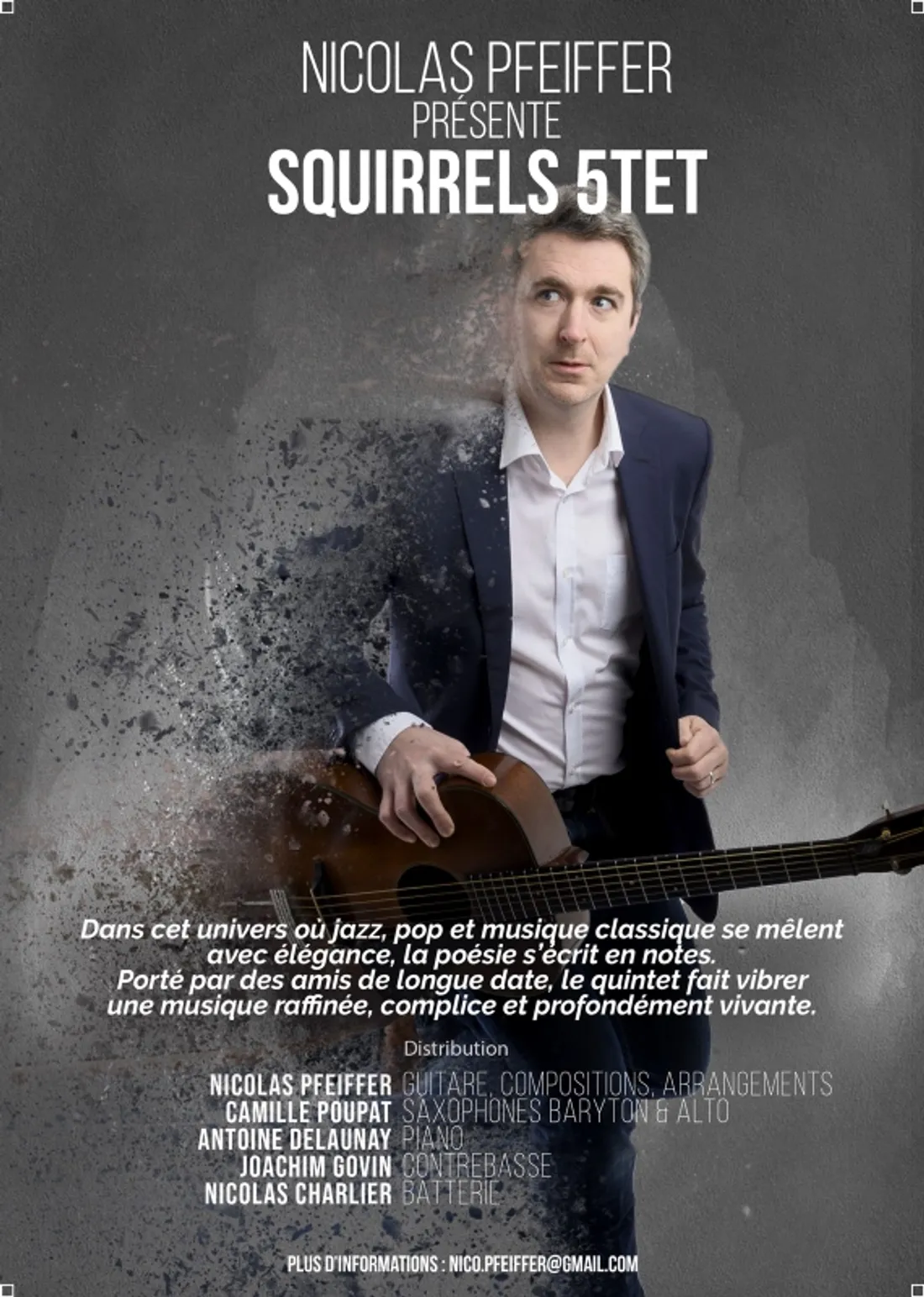 BAILLEAU-ARMENONVILLE - Concert : Squirrels 5tet