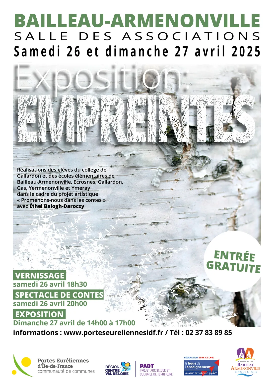 BAILLEAU-ARMENONVILLE - Exposition : Empreintes