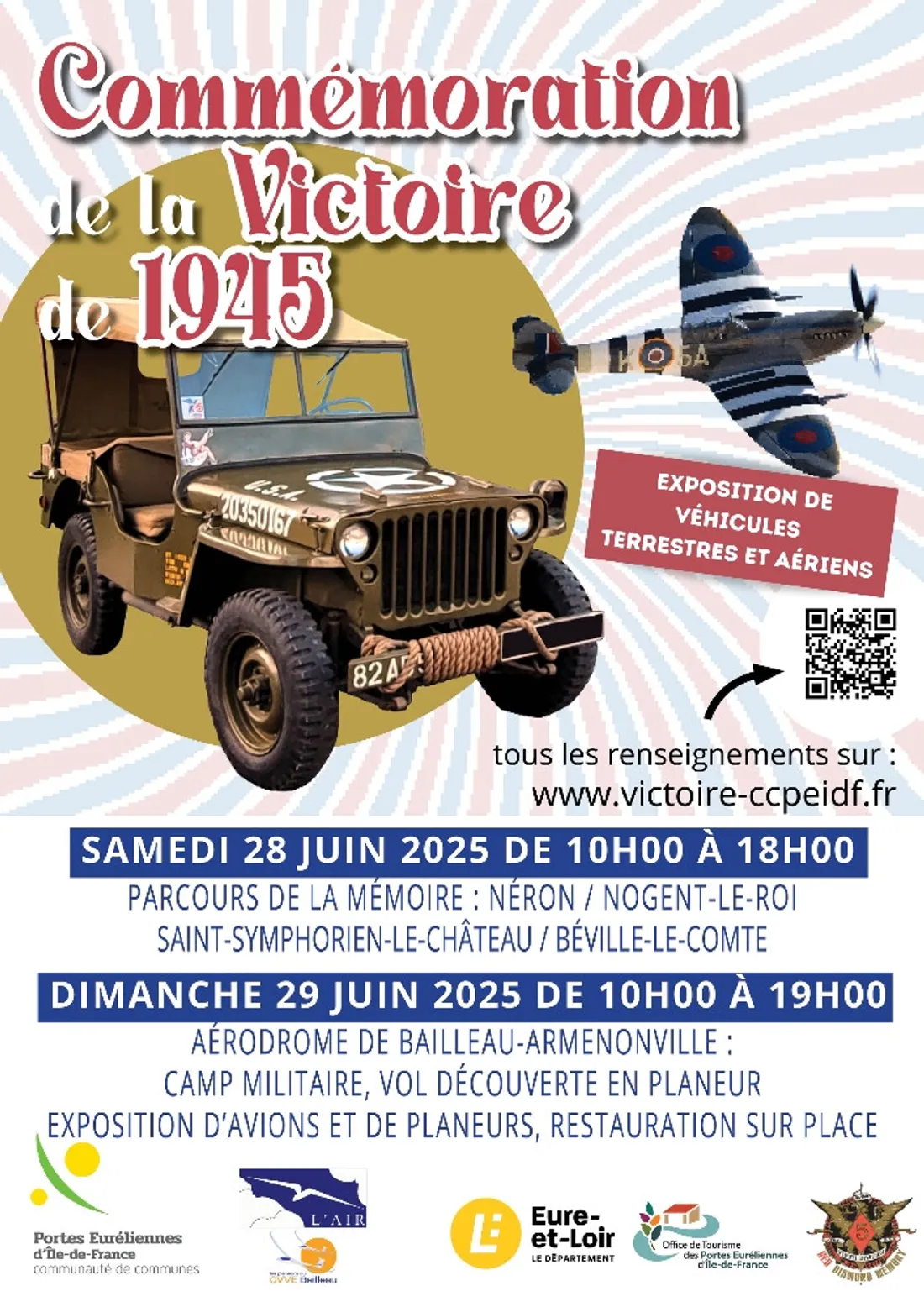 BAILLEAU-ARMENONVILLE - Commémoration de la Victoire de 1945