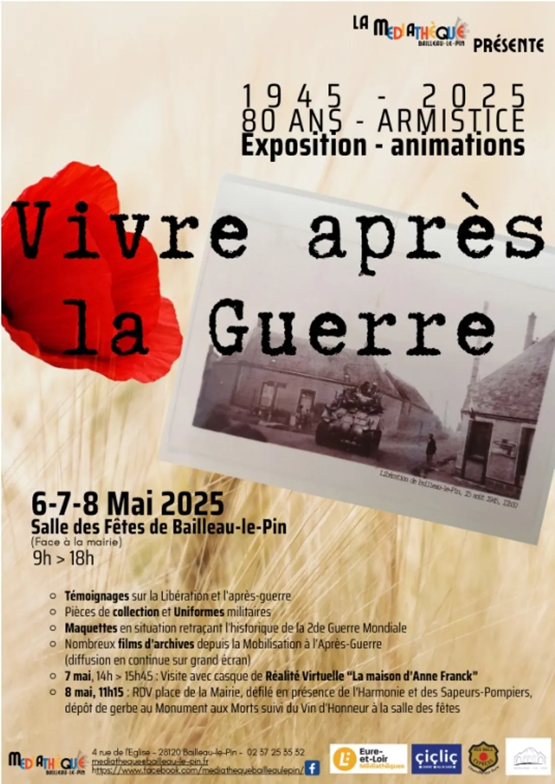 BAILLEAU-LE-PIN - Exposition : Vivre après la guerre