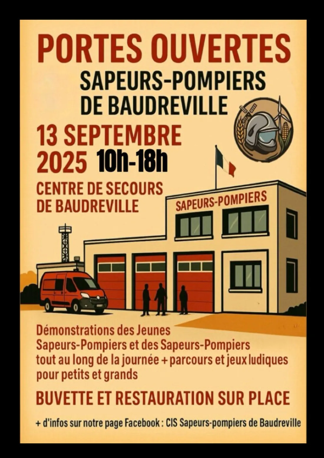 BAUDREVILLE - Portes ouvertes du centre de secours des sapeurs-pompiers