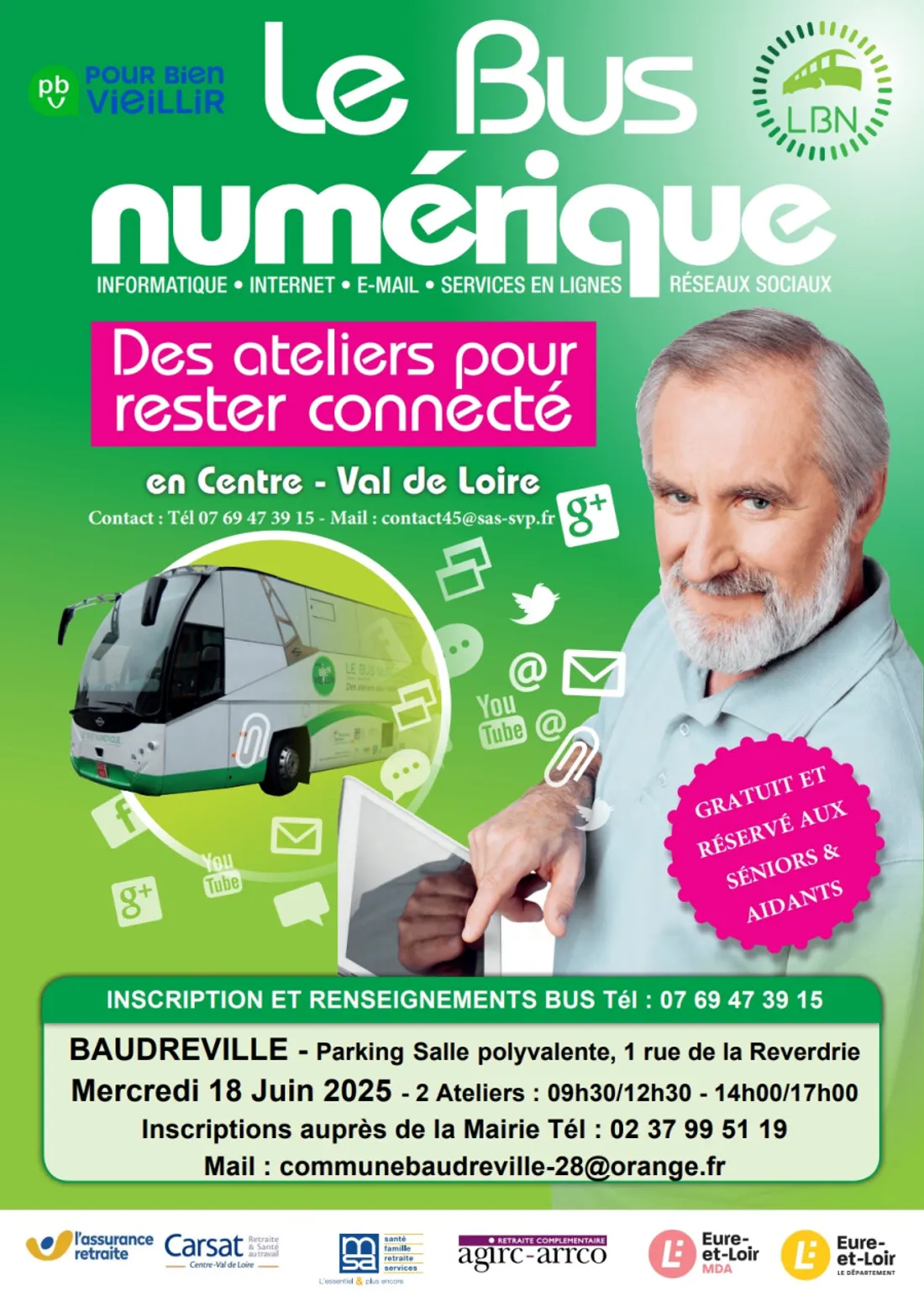 BAUDREVILLE - Bus numérique