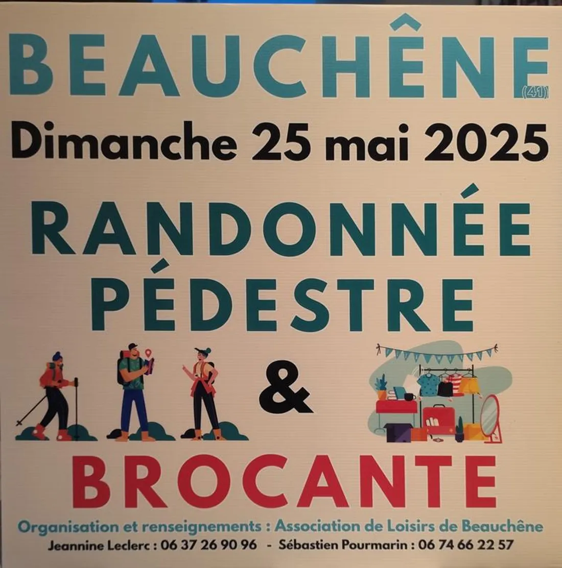 BEAUCHÊNE (41) - Brocante de l'association de Loisirs 