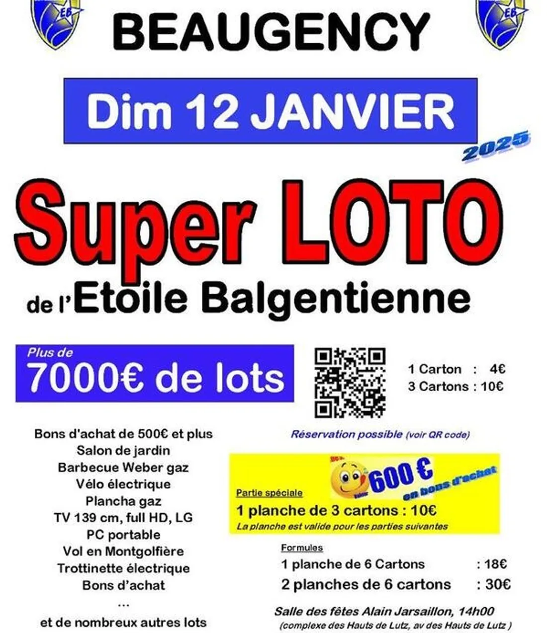 BEAUGENCY (45) - Loto de l’Étoile Balgentienne