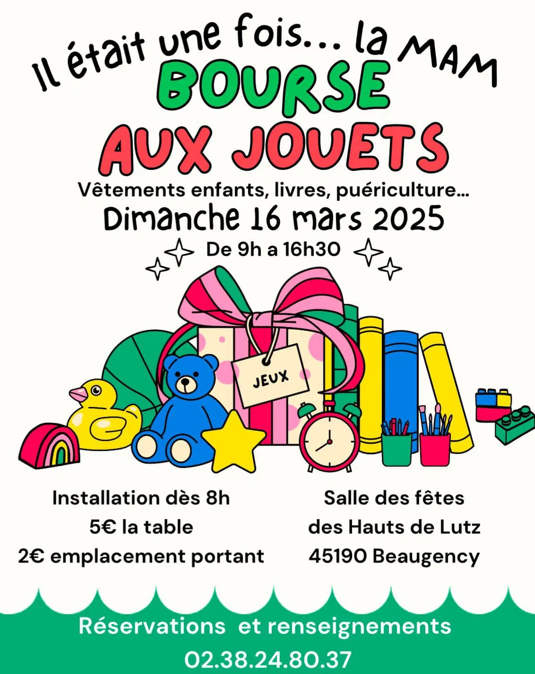 BEAUGENCY (45) - Bourse aux jouets et vêtements