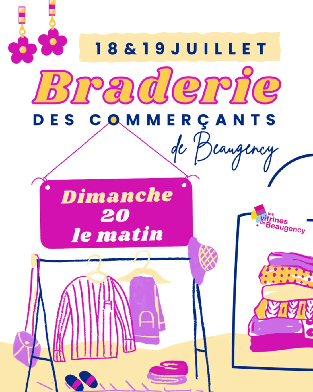 BEAUGENCY (45) - Braderie des commerçants