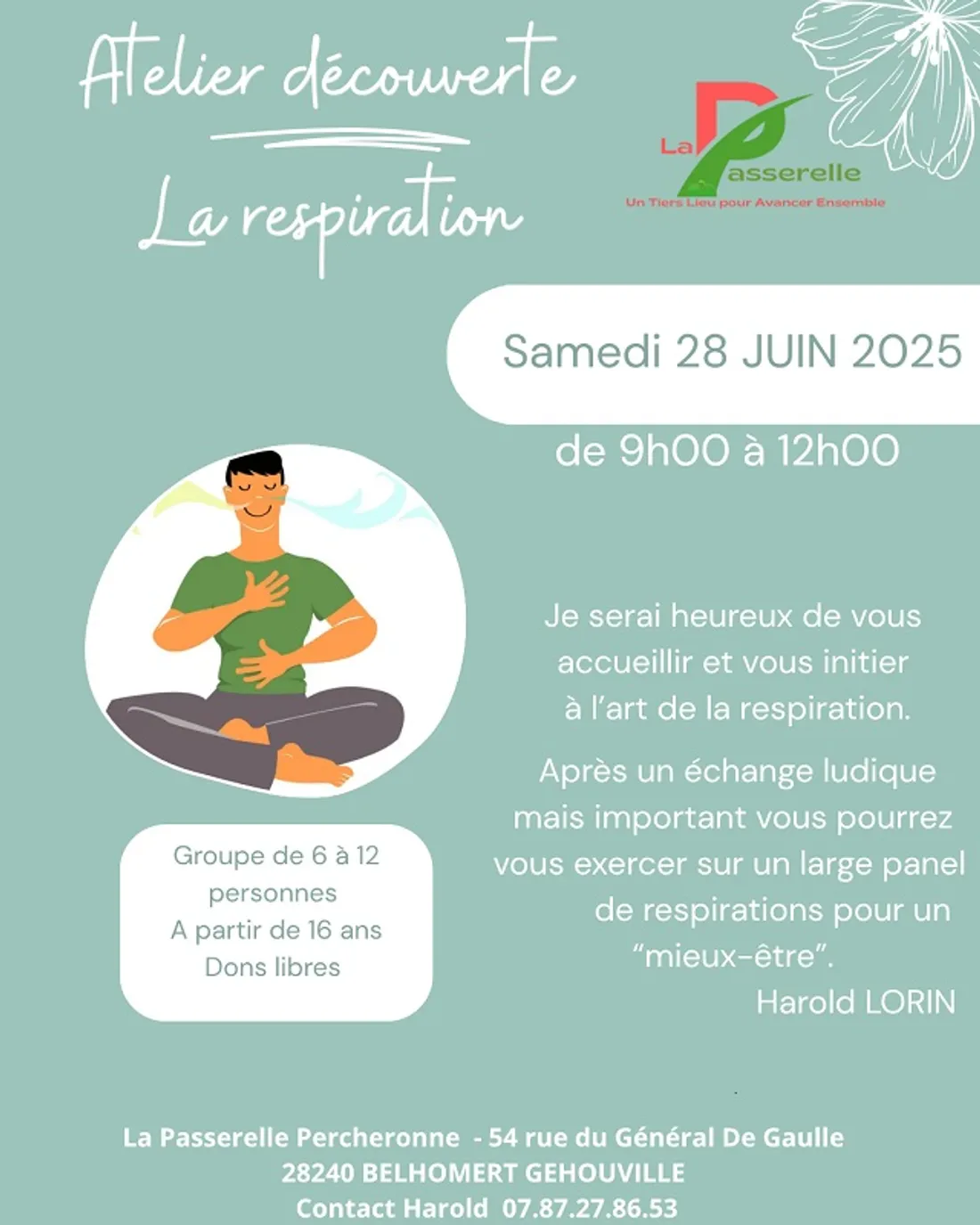 BELHOMERT-GUÉHOUVILLE - Atelier découverte : la respiration