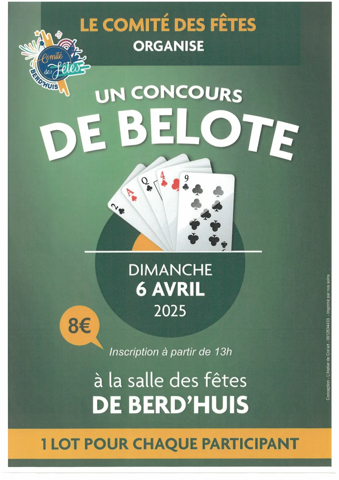 BERD'HUIS (61) - Concours de belote