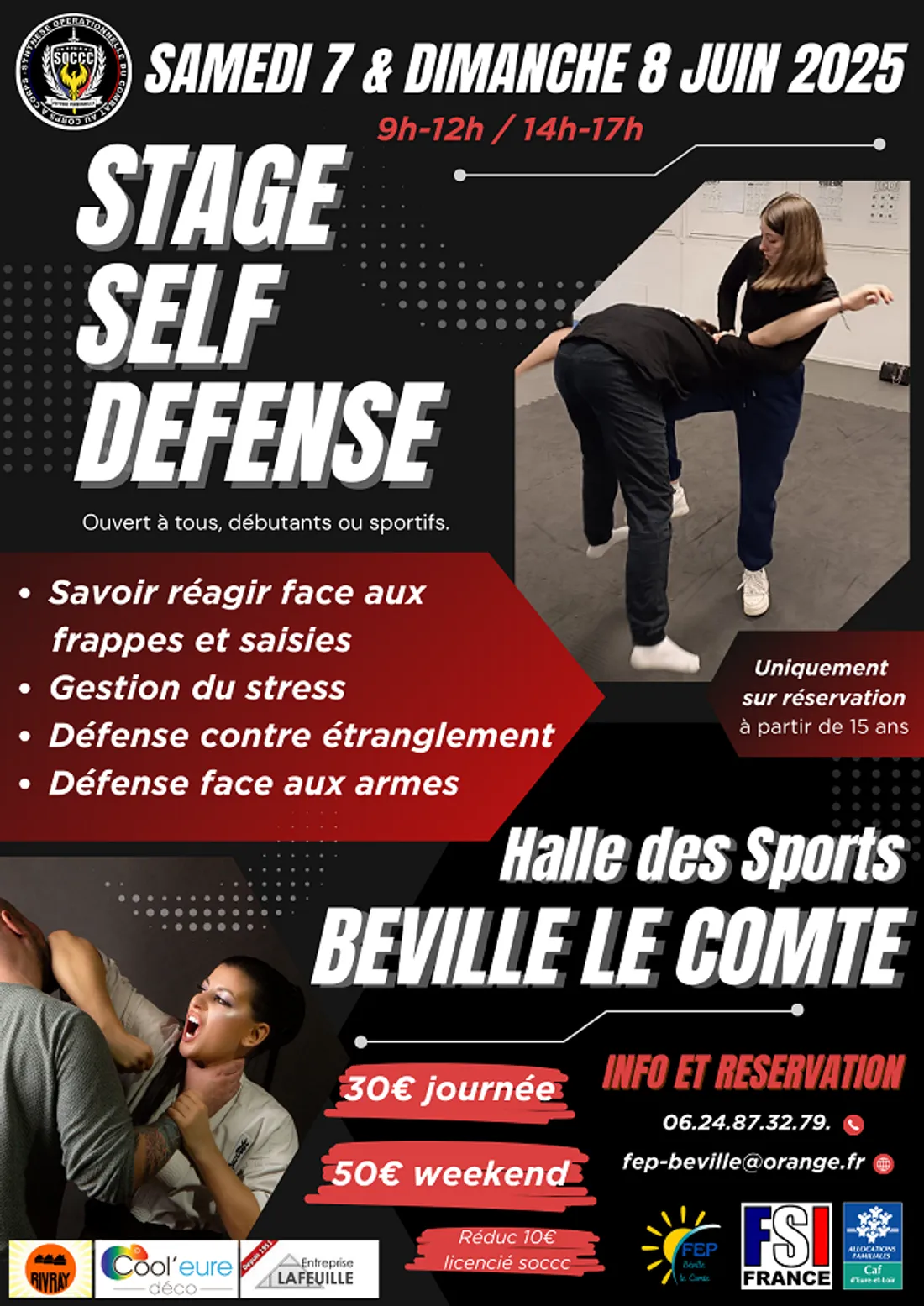 BÉVILLE-LE-COMTE - Stage self défense