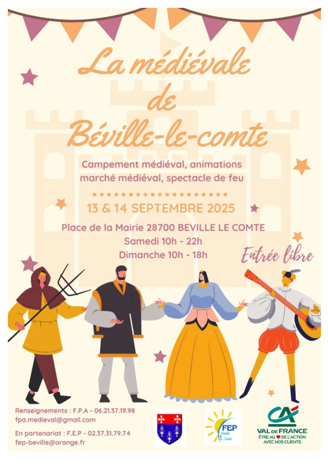 BÉVILLE-LE-COMTE - La médiévale de Béville-le-Comte