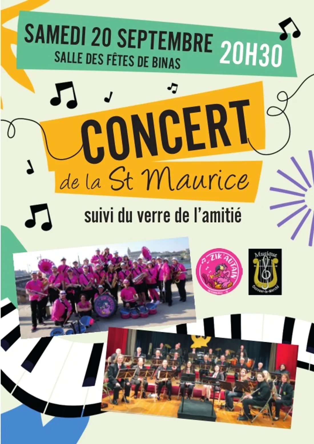 BINAS (41) - Concert de la Saint Maurice