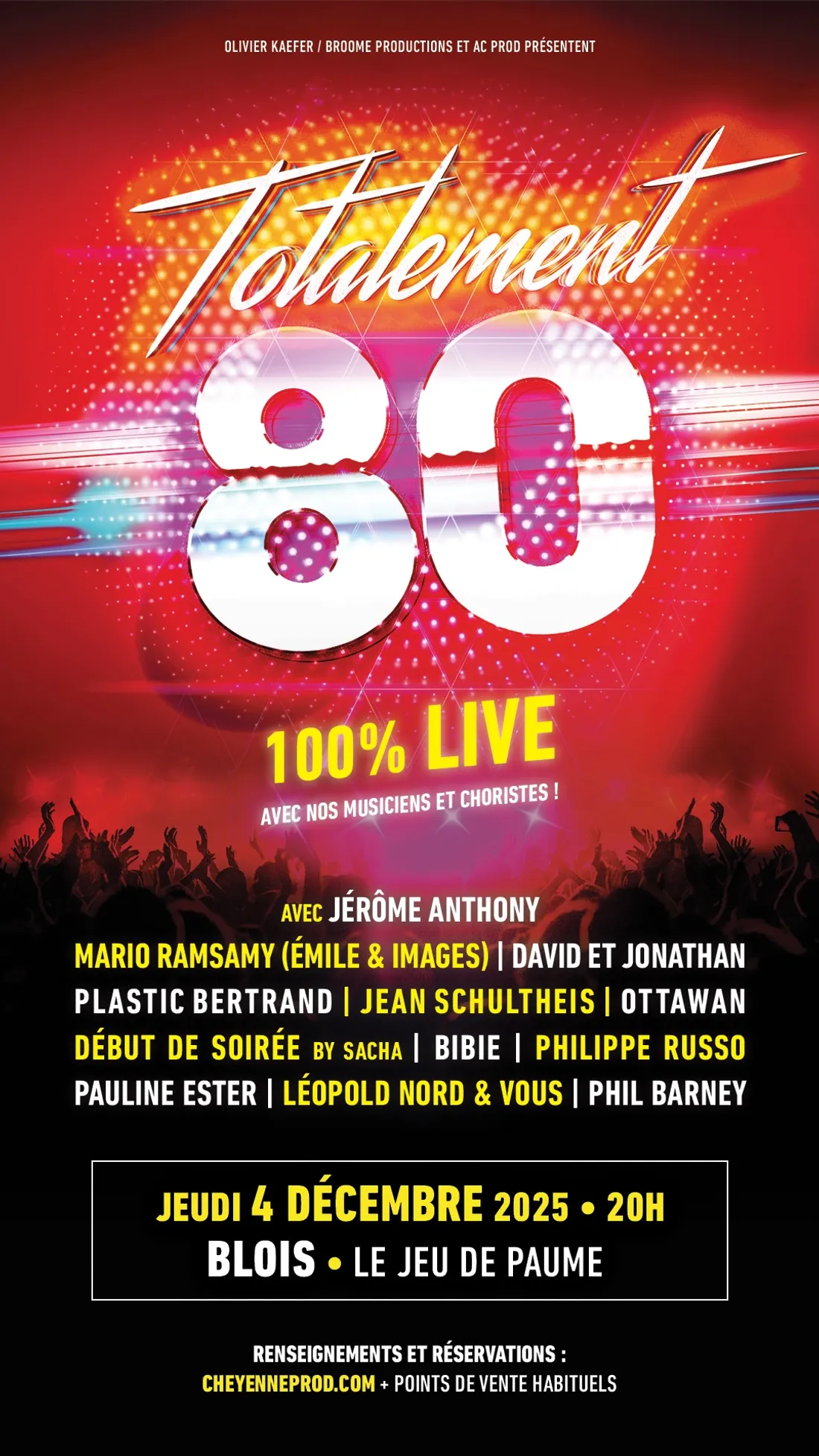 BLOIS (41) - Concert : Totalement 80